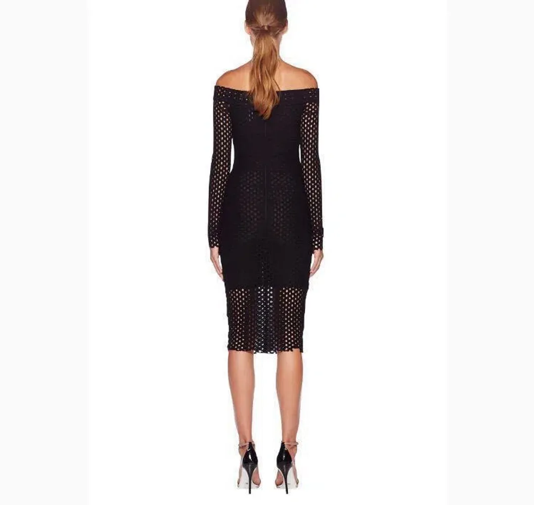 Bec & Bridge Coco off the Shoulder Dress Coco Size 6 for rent on The Volte - main image