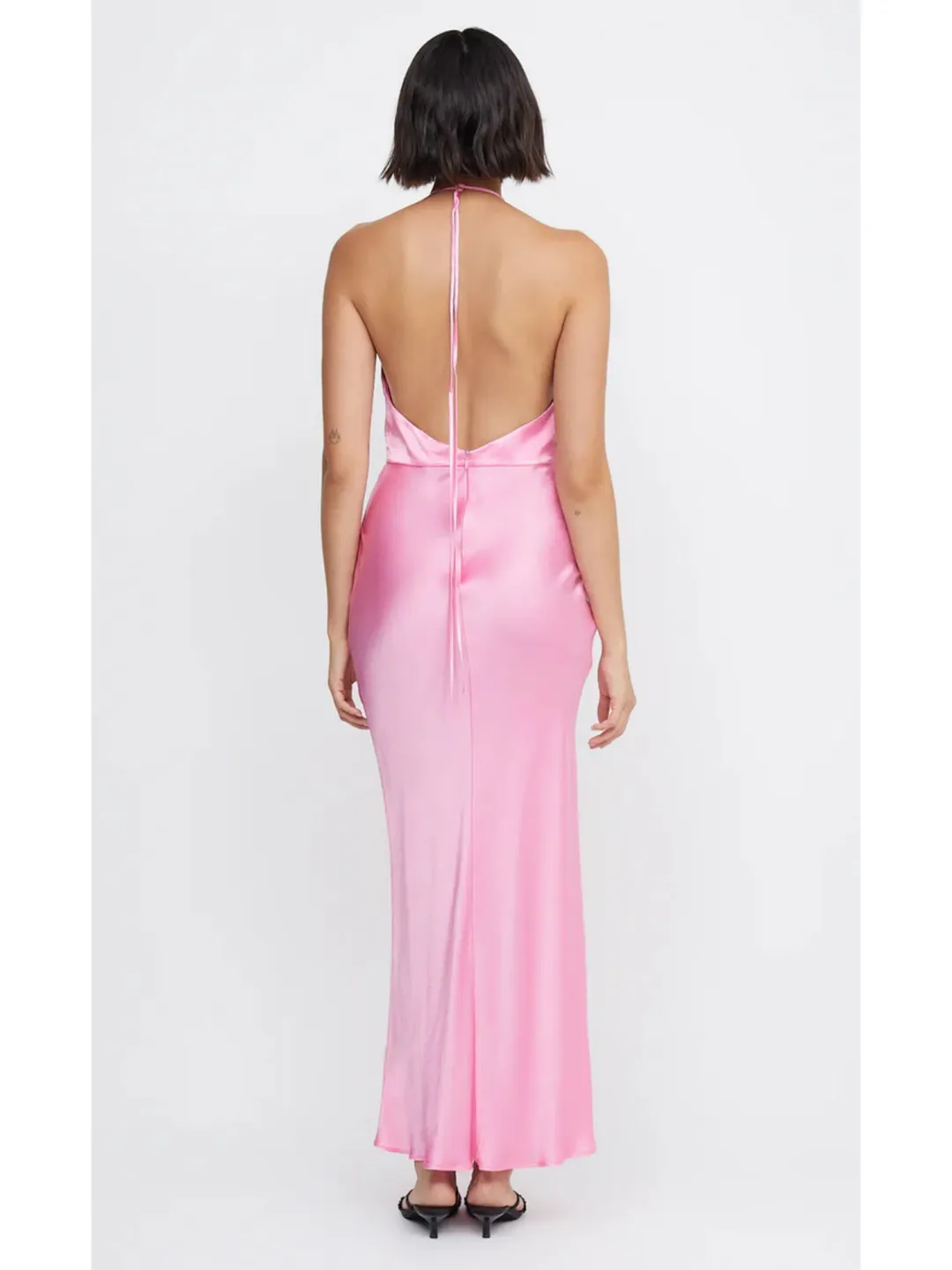 Bec & Bridge Candy Indi Halter Maxi Dress in Pink Size AU 8 for rent on The Volte - main image