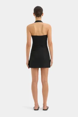 Sir the Label Noemi Halter Mini Dress Black Size 10 for rent on The Volte - image 3