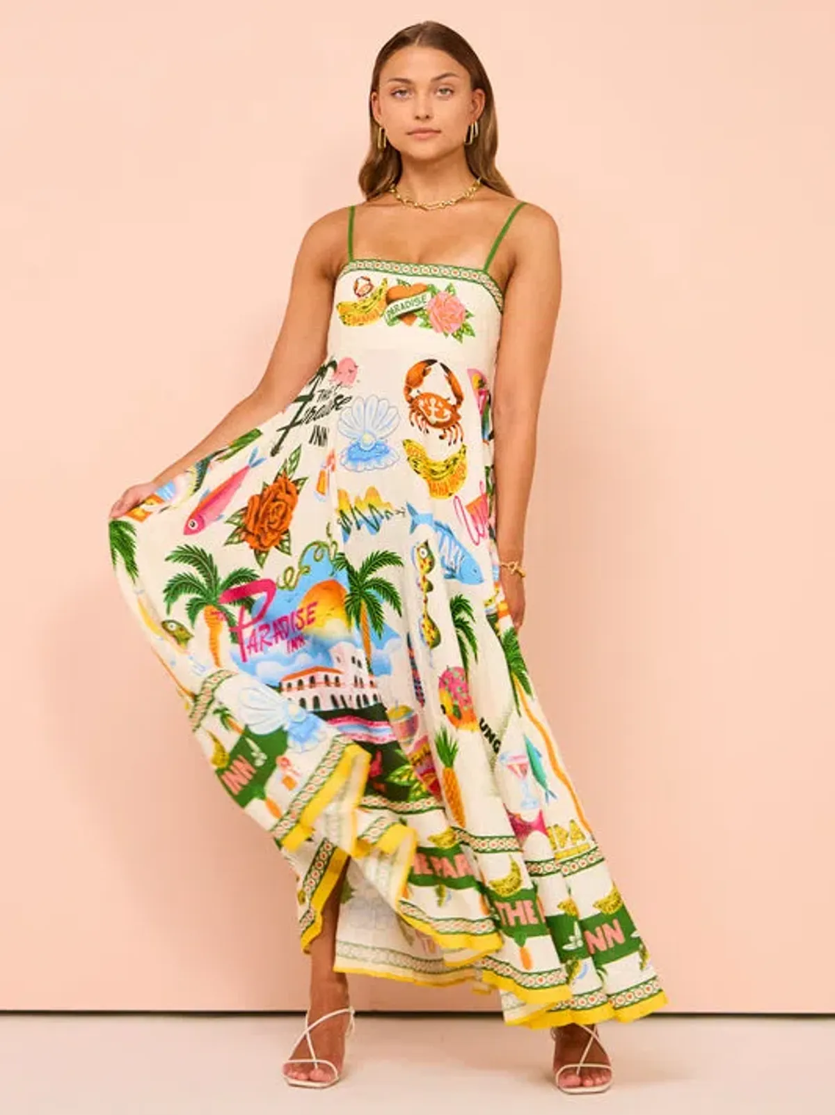 Alemais Paradiso Sundress In Multi Size 16 - Image 2