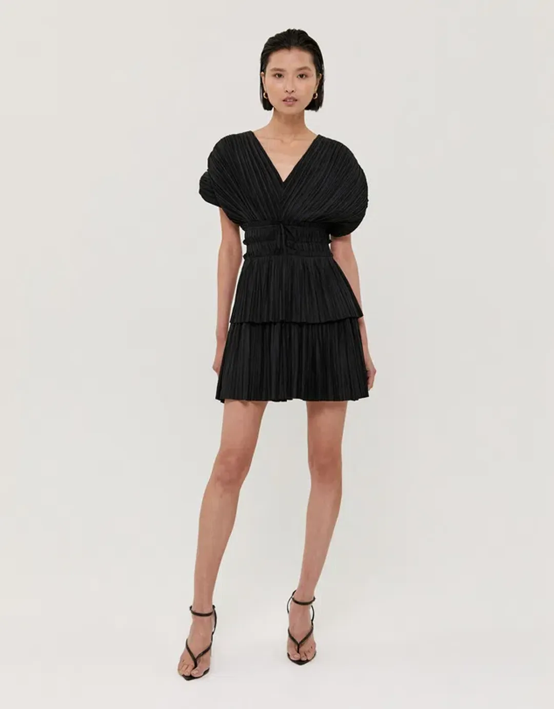 Saba Perle Mini Dress Black Size AU 10 for rent on The Volte - main image
