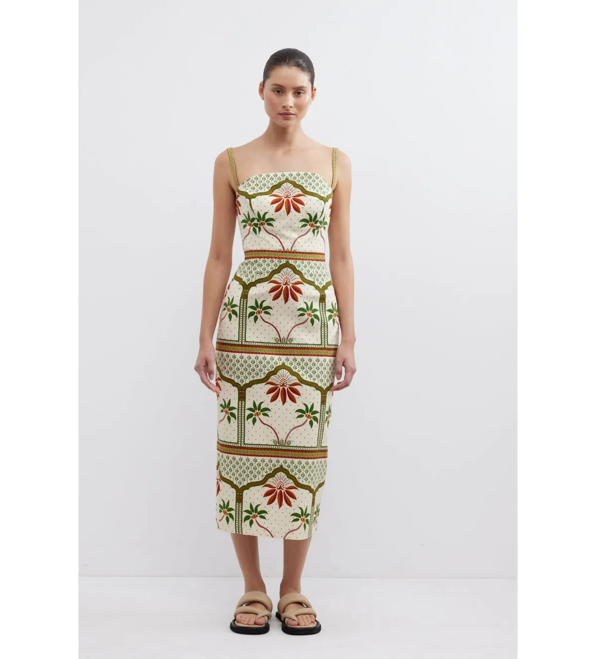 Pasduchas Vida Midi Dress Fiesta Size 8 - Image 1