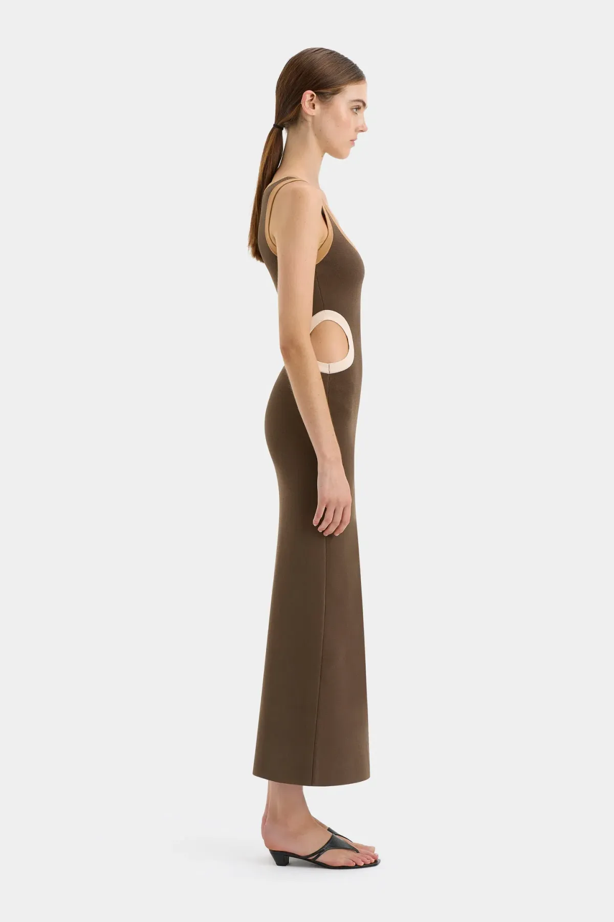 Sir The Label Salvador Cut Out Dress Biscotti Size 0/Au 6 - Image 2