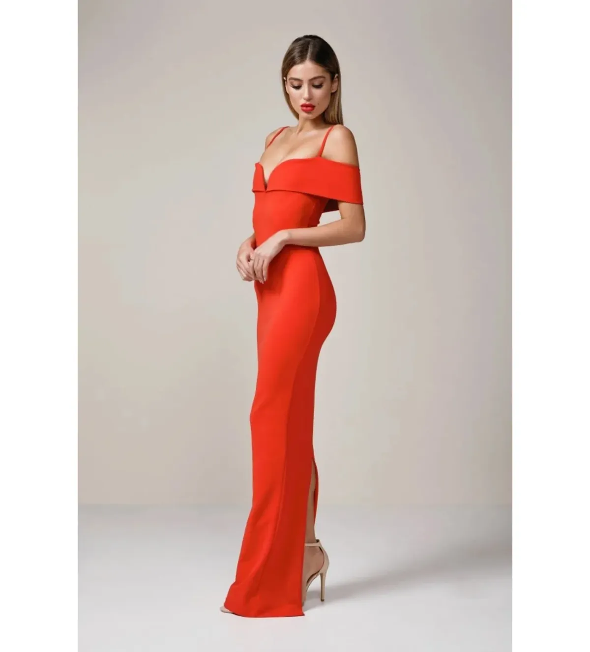 Love Nookie Pretty Woman Gown Red Size 10 - Image 2