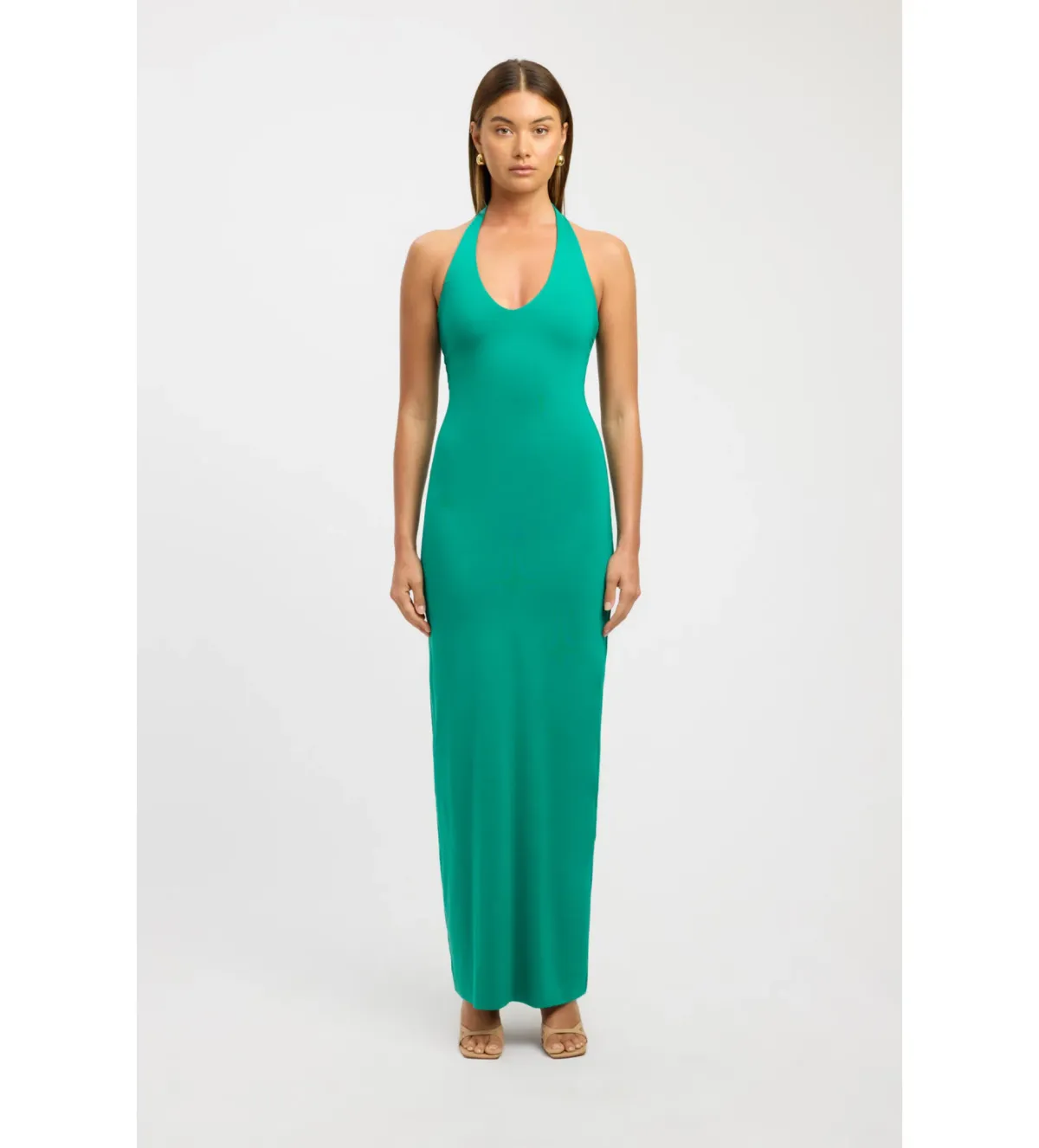 Kookai Stella Halter Maxi Dress Apple Size 8 - Image 1