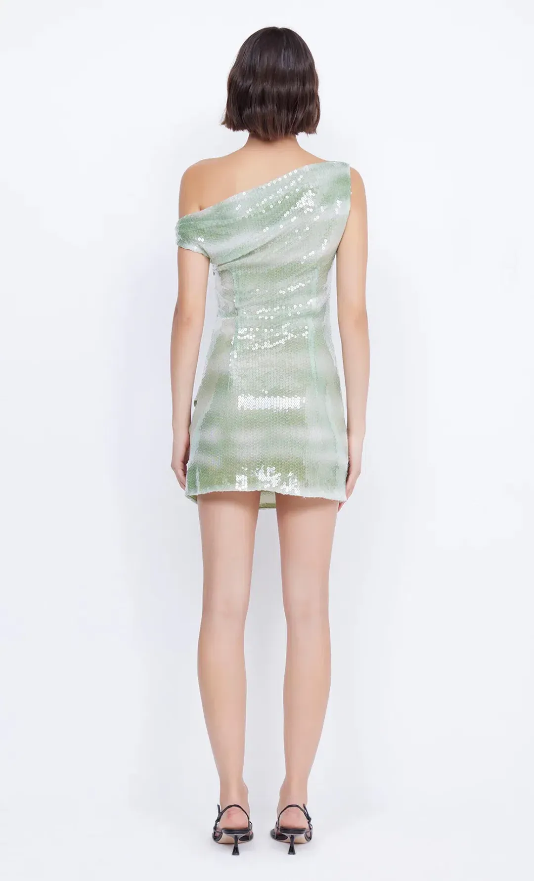 Bec & Bridge Brydie Asym Mini Dress Mint Ombre Size 8 / AU 8 for rent on The Volte - main image