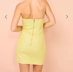 Manning Cartell Love Blossoms Raffia Mini Dress in Limoncello Size 10 for rent on The Volte - image 2