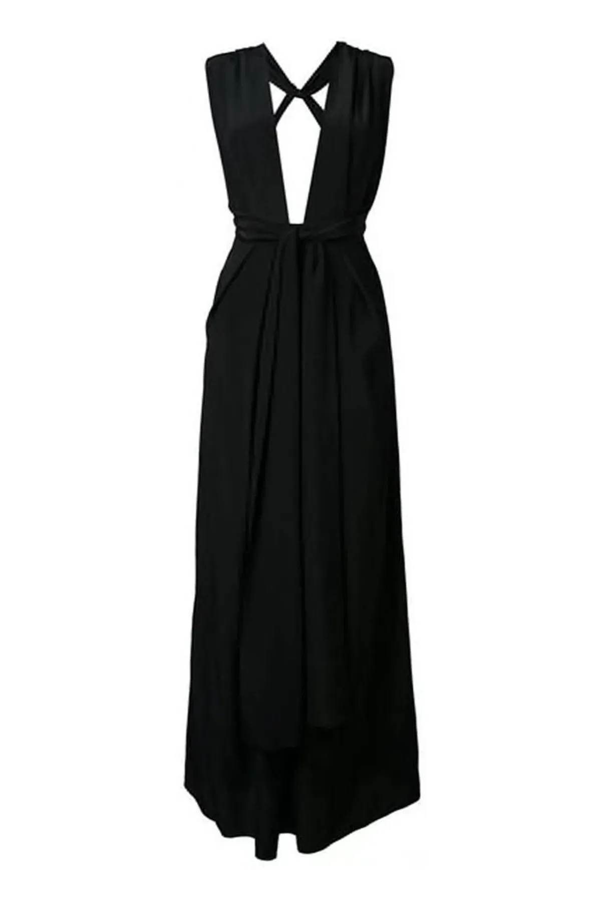 Bianca Spender Silk CDC Ascendant Gown Black Size 0 / AU 6 - Image 4