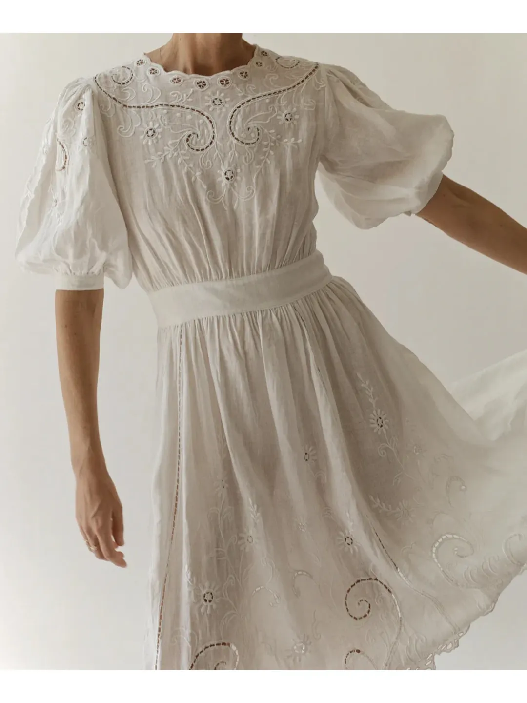 All That Remains Ines Dress in White Size AU 8 for rent on The Volte - main image