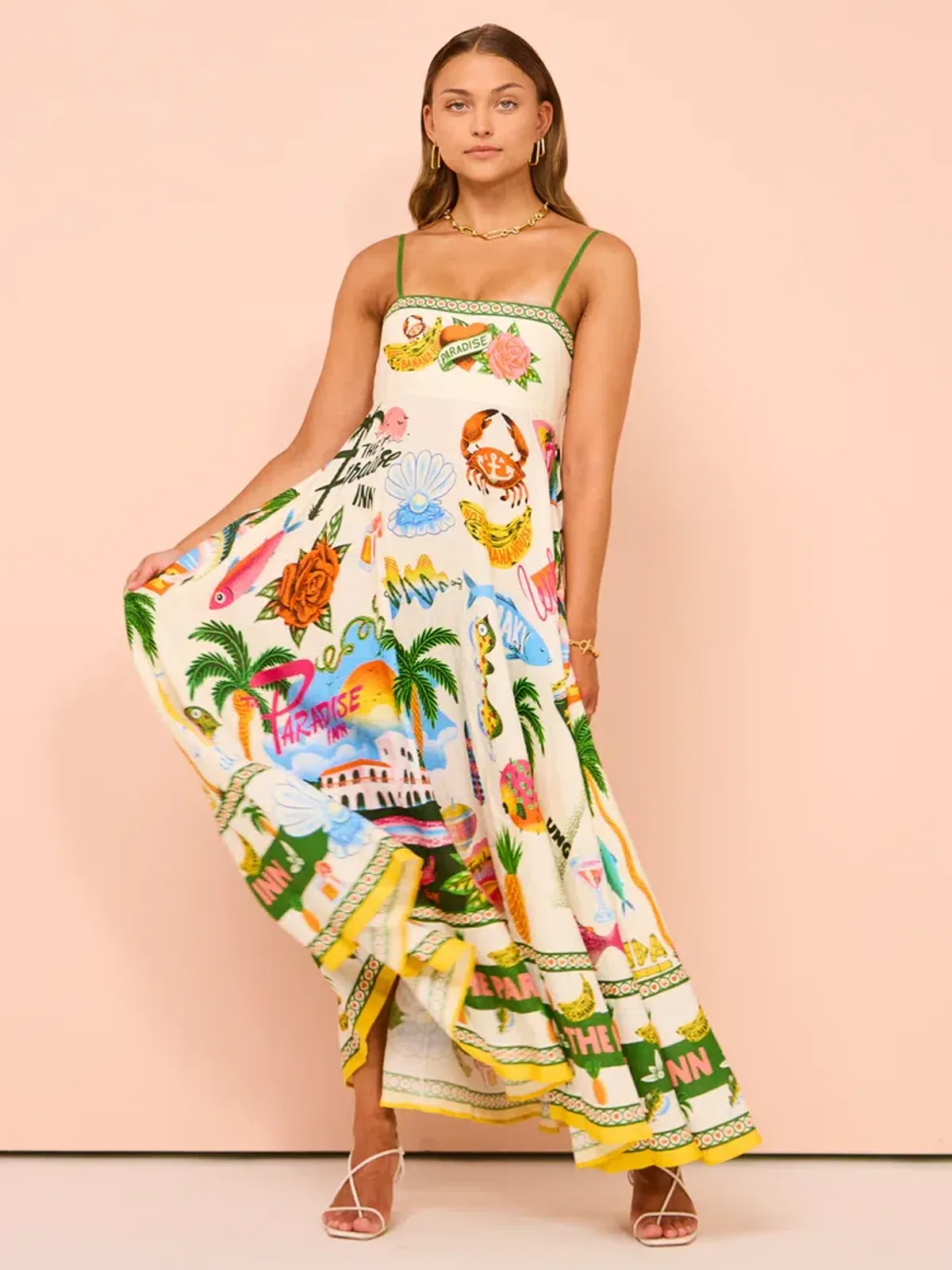 Alemais Paradiso Sundress in Multi Size AU 8 - Image 4