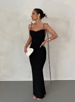 Melani the Label Jiani Gown Black Size AU 8 for rent on The Volte - image 4
