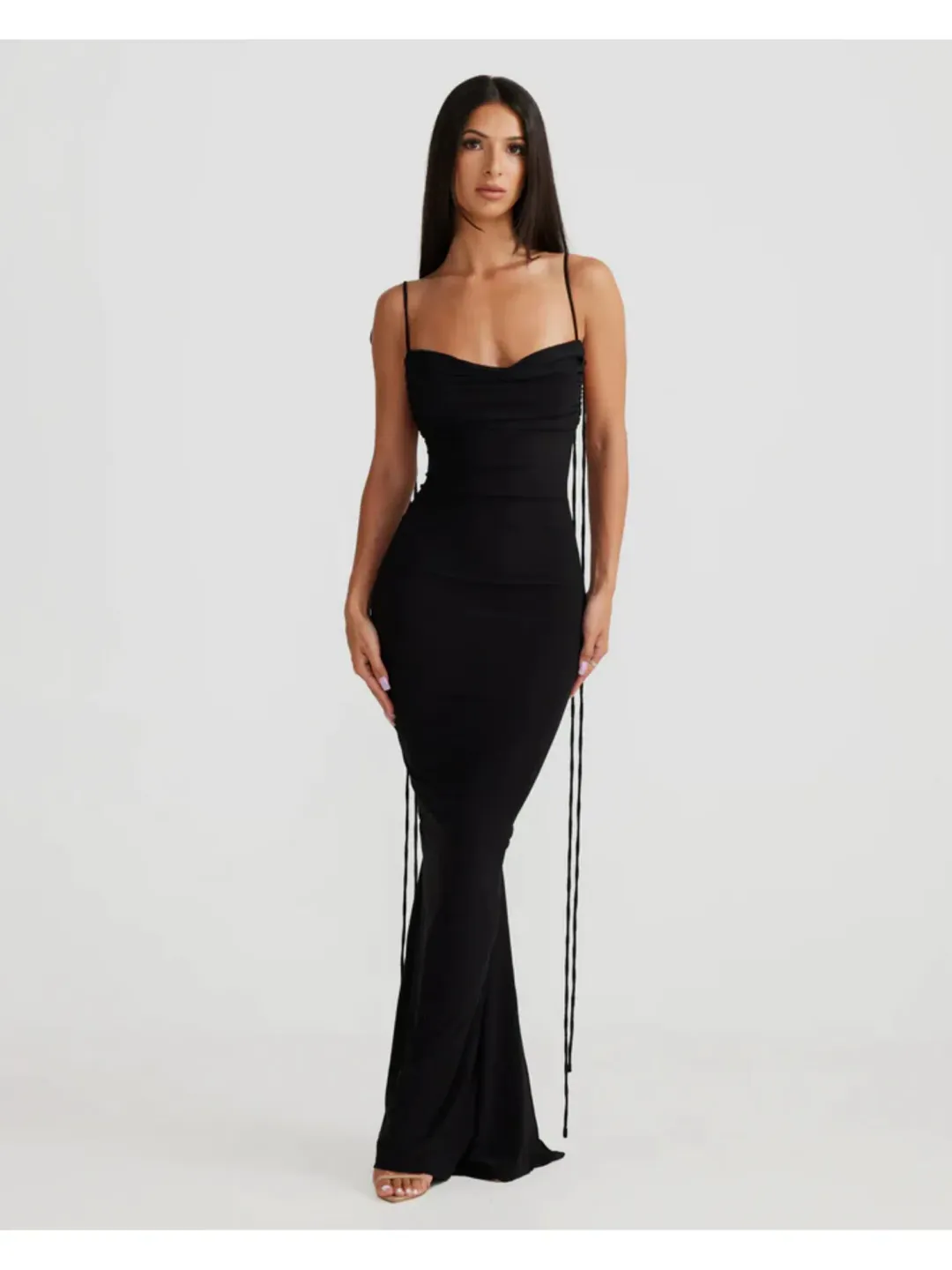 Melani the Label Jiani Gown Black Size AU 8 for rent on The Volte - main image