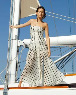 Zimmermann Corsage Ruche Dress Print Size 0/Au 6 for rent on The Volte - image 1