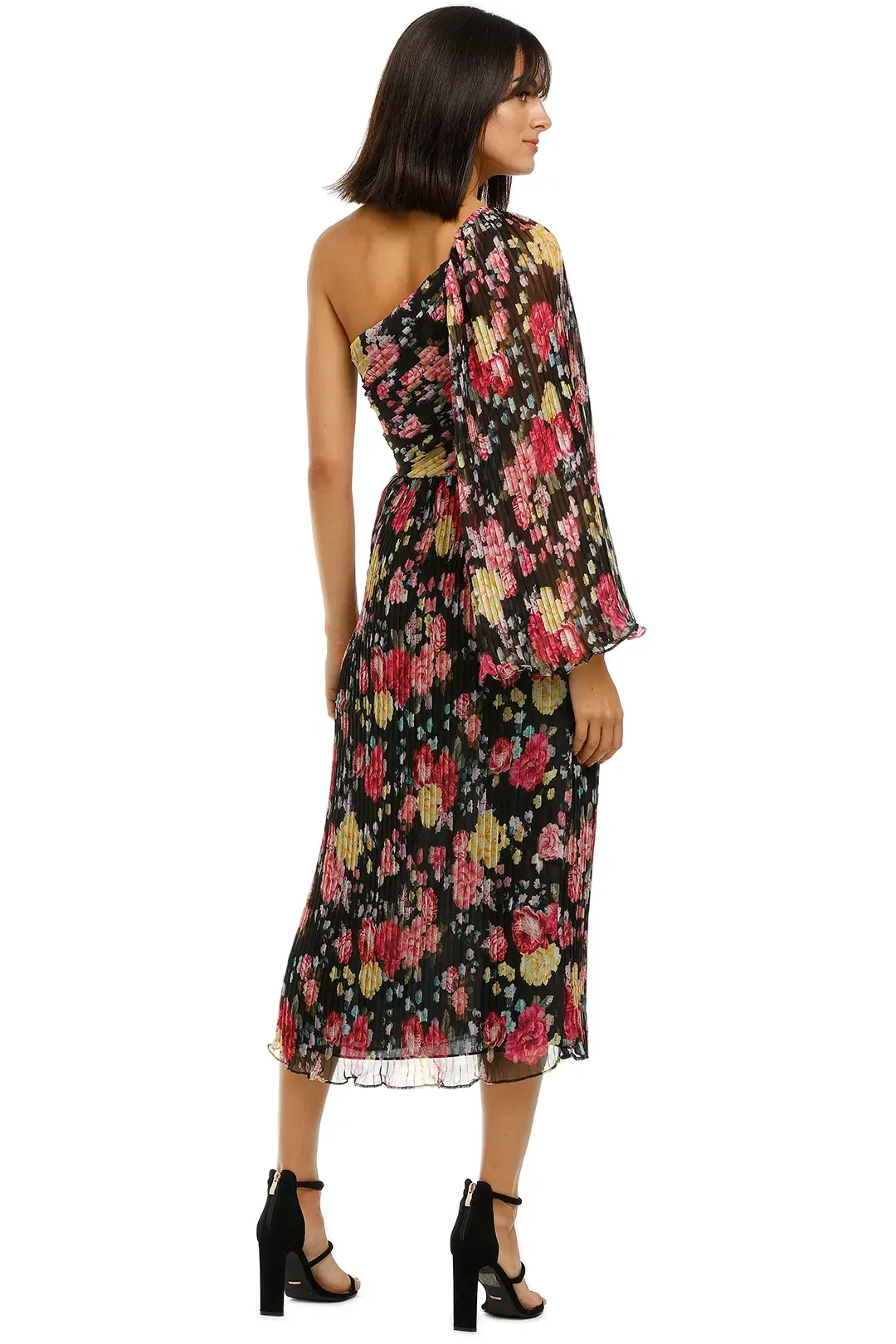 Talulah Midnight Fiesta Midi Dress in Print Size 8 for rent on The Volte - main image
