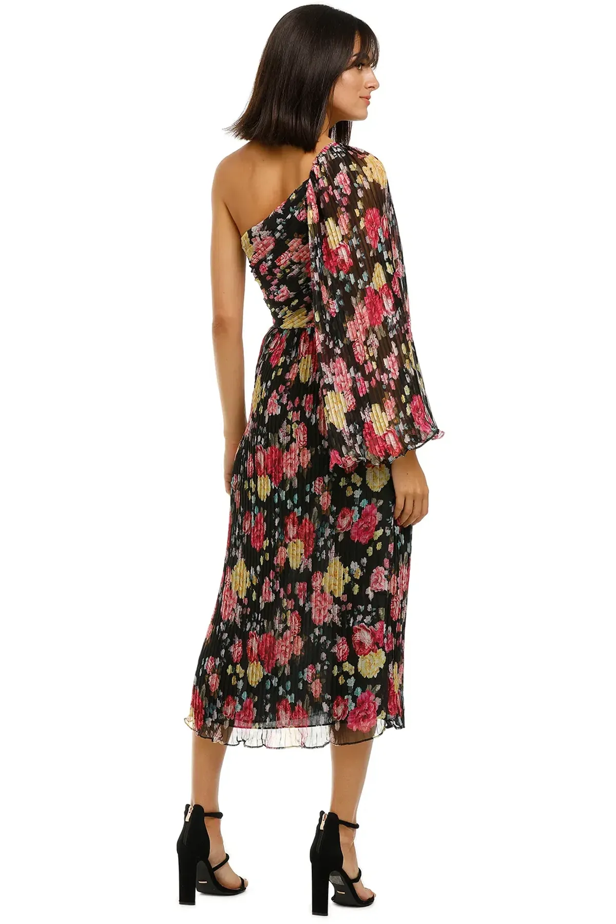 Talulah Midnight Fiesta Midi Dress in Print Size 8 - Image 3