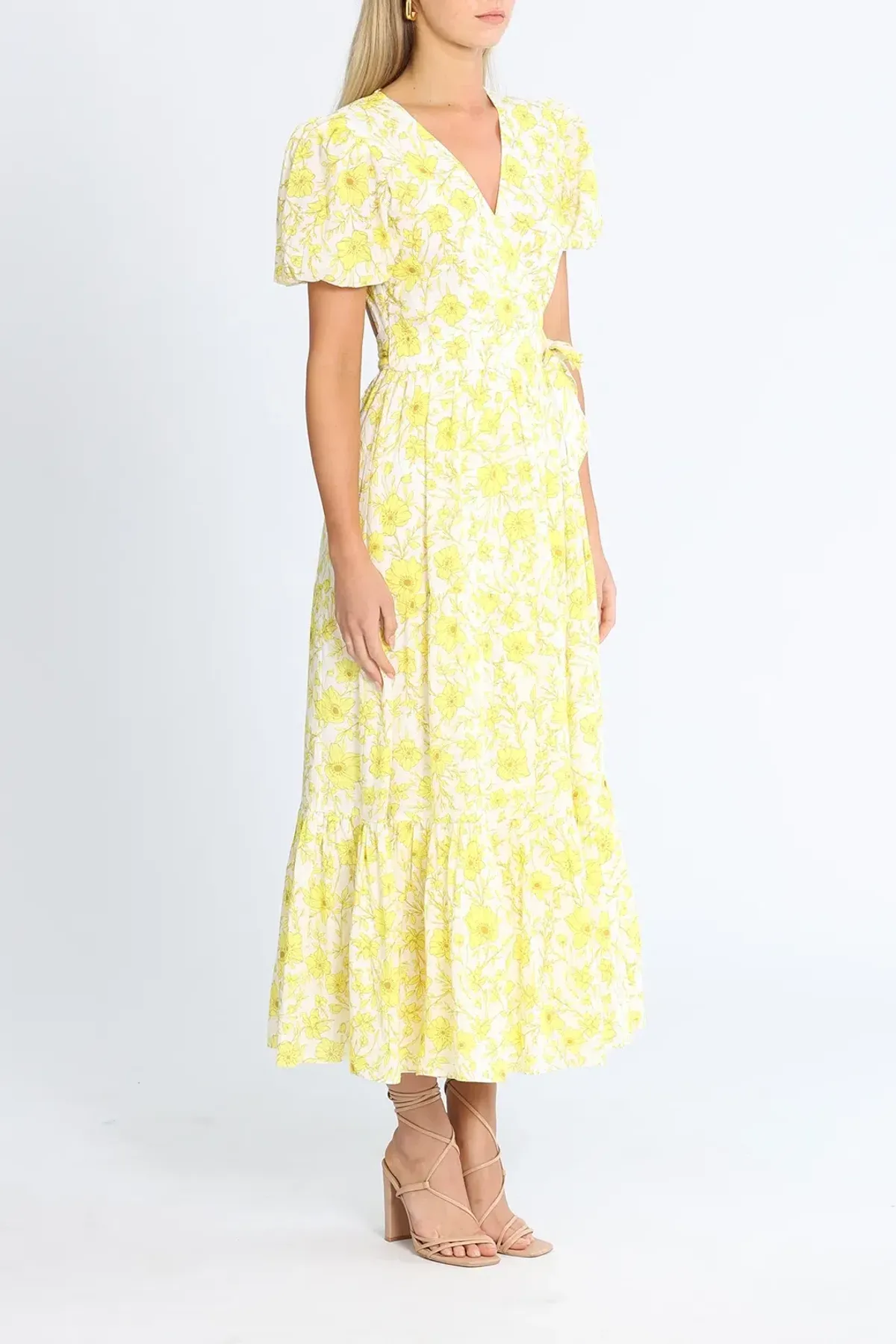 Talulah Jasmine Midi Dress in Yellow Size 6 - Image 2