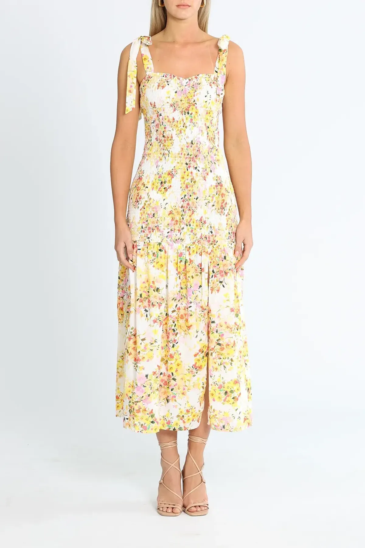 Talulah Sienna Midi Dress in Floral Size 6 - Image 1