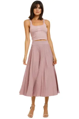 Vestire Sweet As Sugar Top and Skirt Set Pink Size 14 for rent on The Volte - image 4