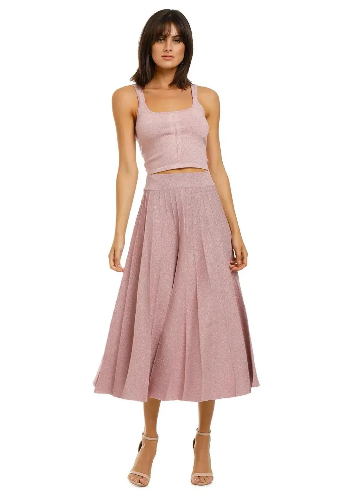Vestire Sweet As Sugar Top and Skirt Set Pink Size 14 - Image 1