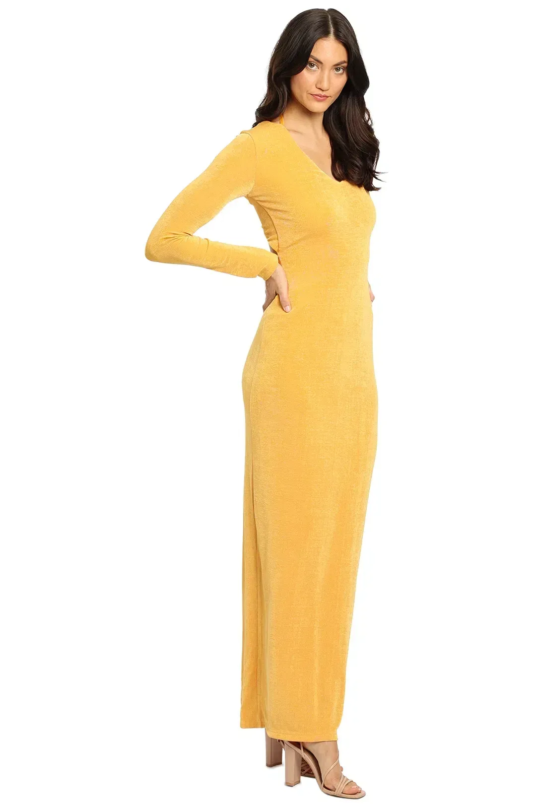 WNTRMSE Bella Dress in Sunset Size 10 for rent on The Volte - main image