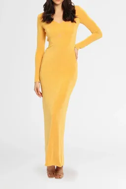 WNTRMSE Bella Dress in Sunset Size 8 for rent on The Volte - image 1