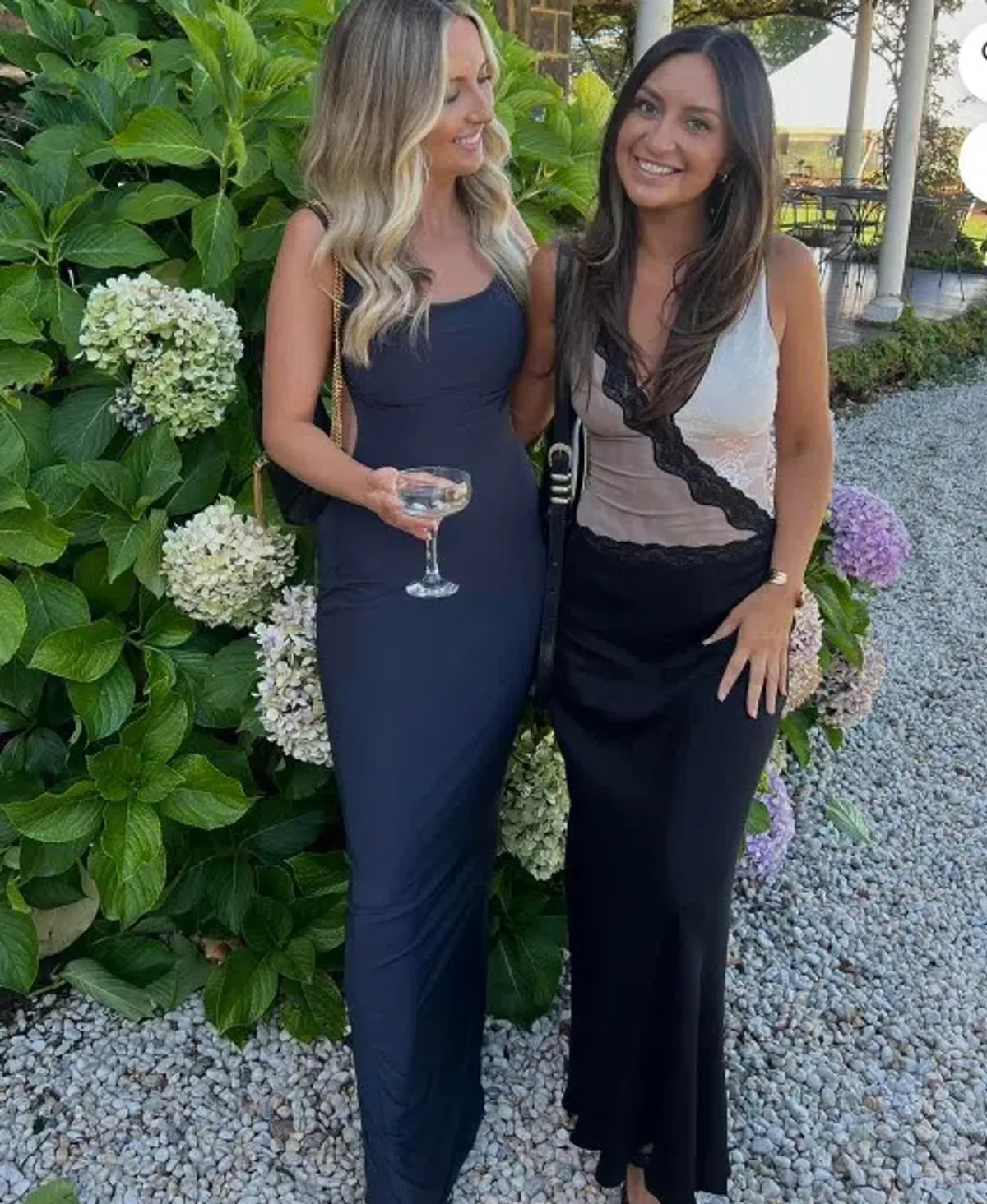 Bec & Bridge Abrielle Lace Maxi Dress Black/Taupe/Ivory Size 10 AU - Image 3