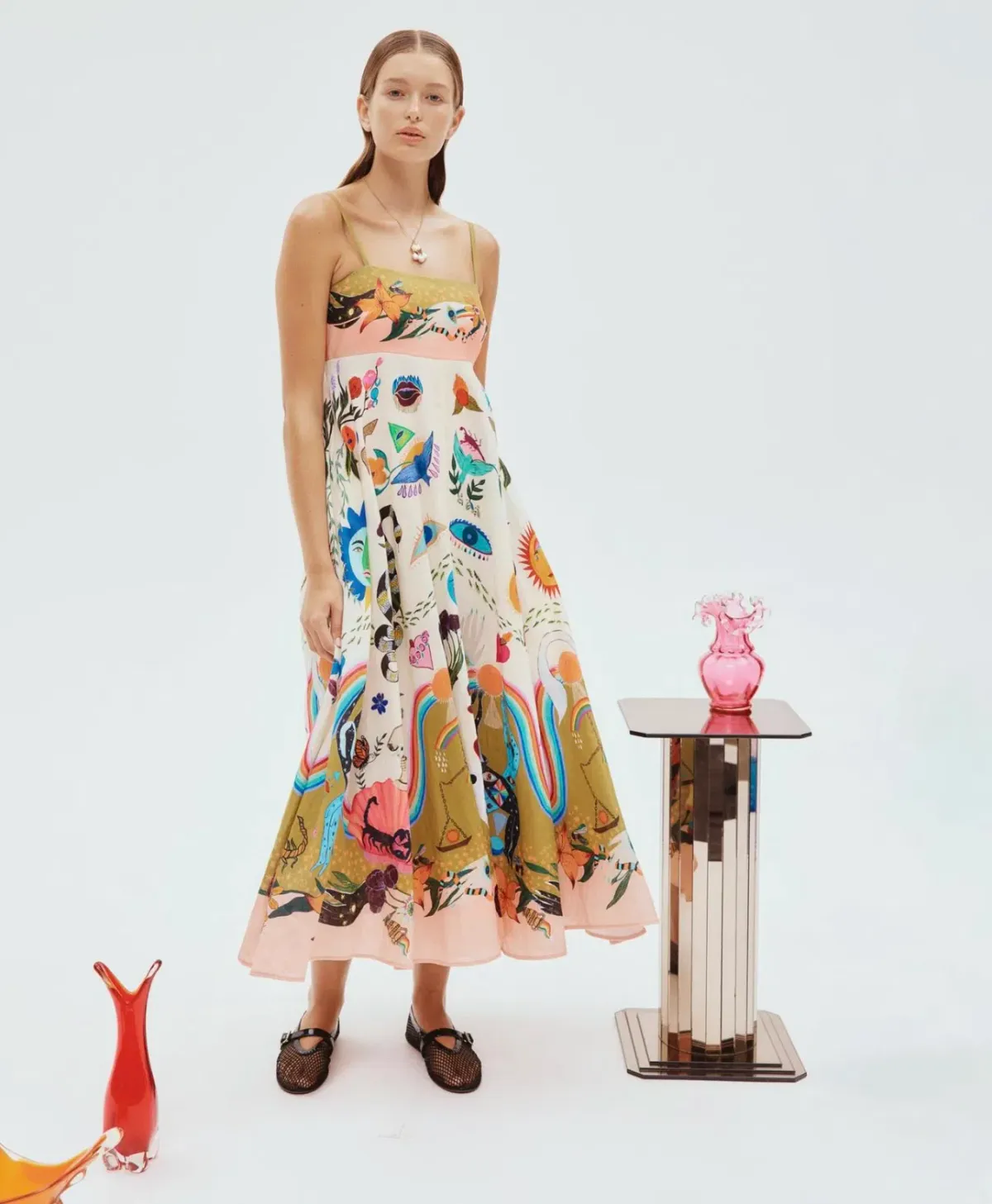Alemais Evergreen Sundress in Multi Size AU 10 - Image 1