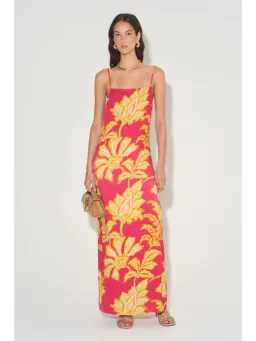 Hansen & Gretel Alchemy Dress in Fuschia Fern Print Size Small / AU 8 for rent on The Volte - image 1