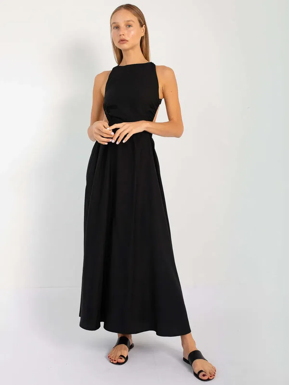 Sir The Label Aramis Maxi Dress Black Size 8 for rent on The Volte - main image