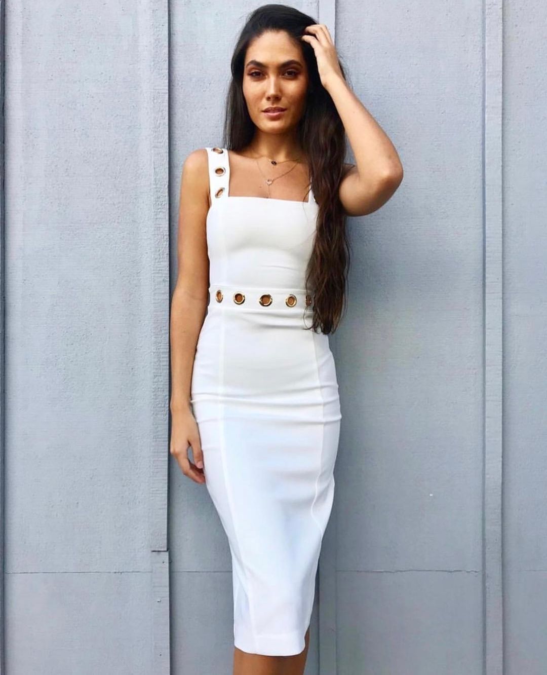 Kookai Hotel Costes Dress White Size 6 for rent on The Volte - main image