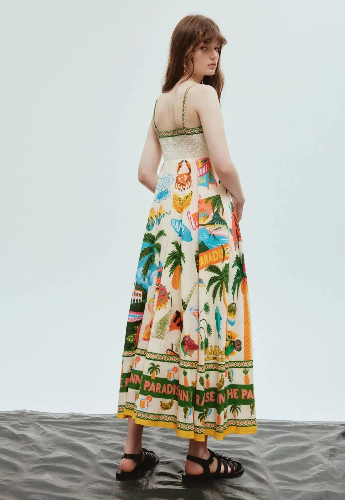 Alemais Paradiso Sundress In Multi Size 14 - Image 3