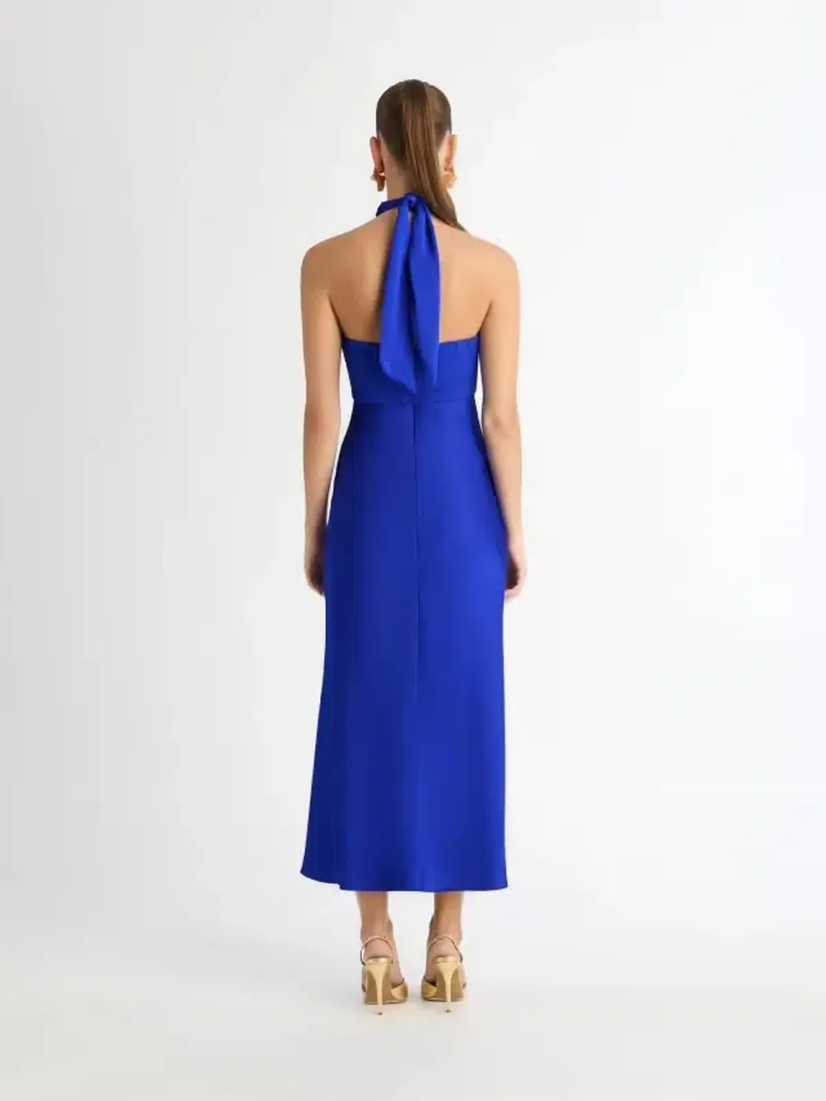 Sheike Jasmine Midi Dress Cobalt Blue Size 6 - Image 2