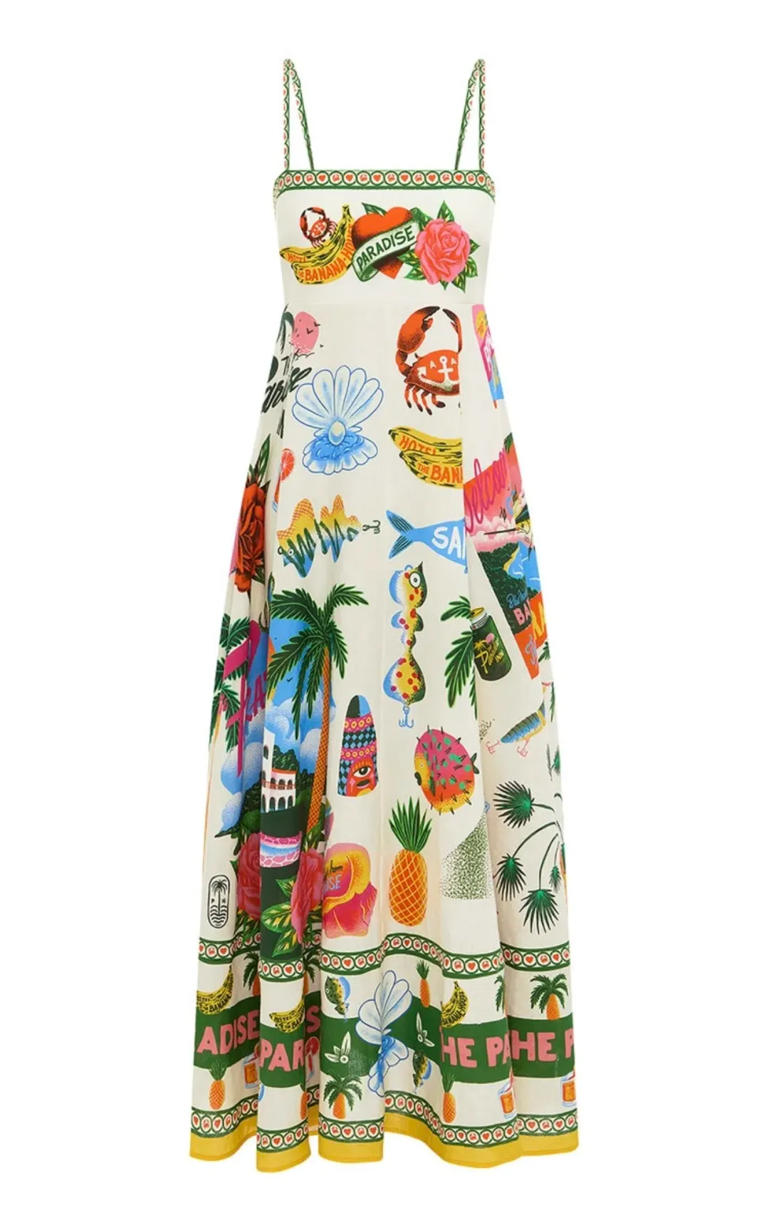 Alemais Paradiso Sundress in Multi Size 10 for rent on The Volte - main image