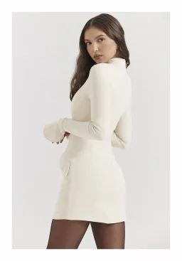 House of CB Mihalia Dress Cream Size XS/ AU 6 for rent on The Volte - image 3