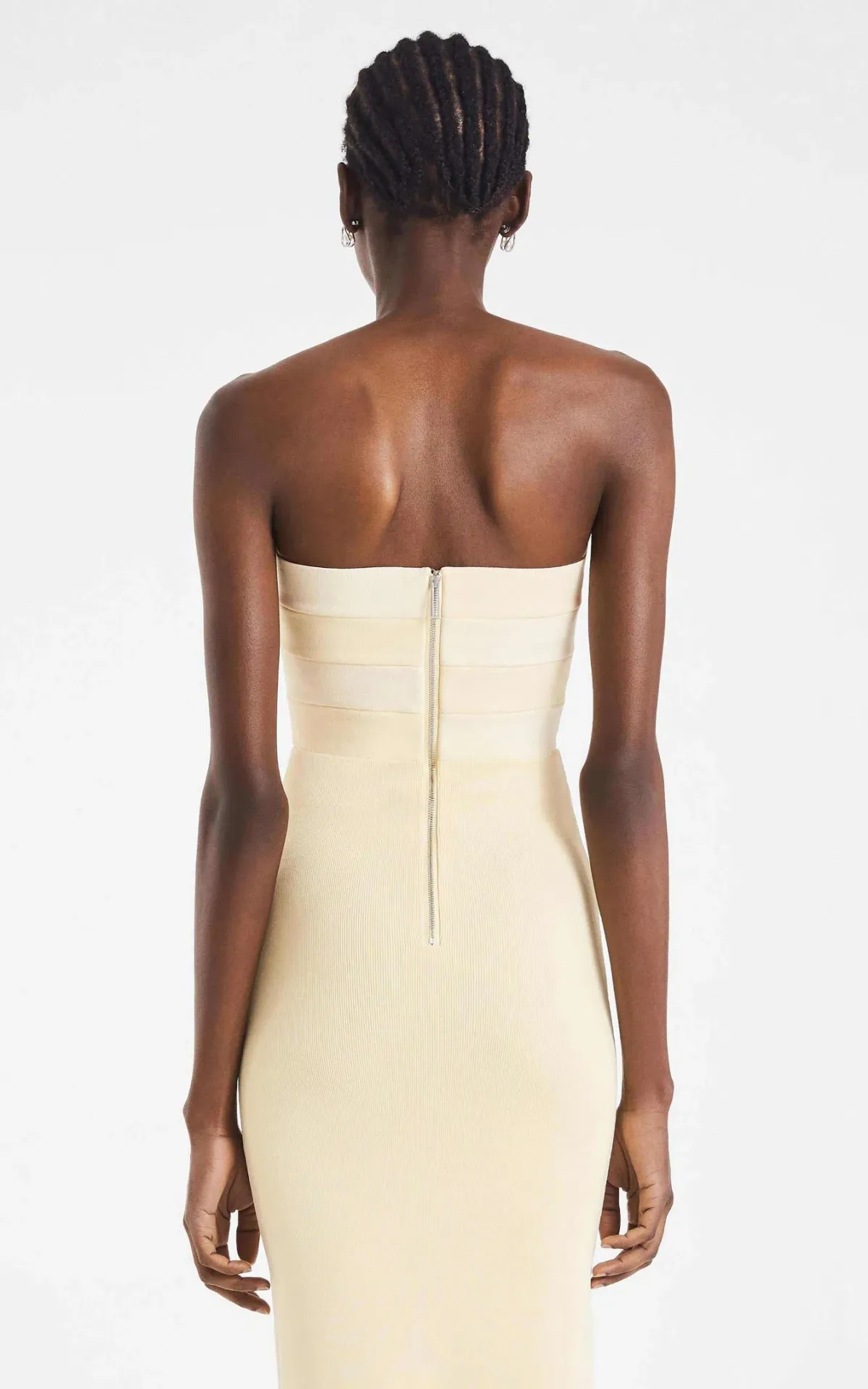 Dion Lee Interlock Midi Dress Yellow Size XS/AU 6 - Image 4