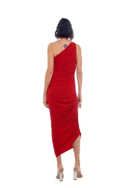 Norma Kamali Diana Gown Red Size 8 for rent on The Volte - image 2