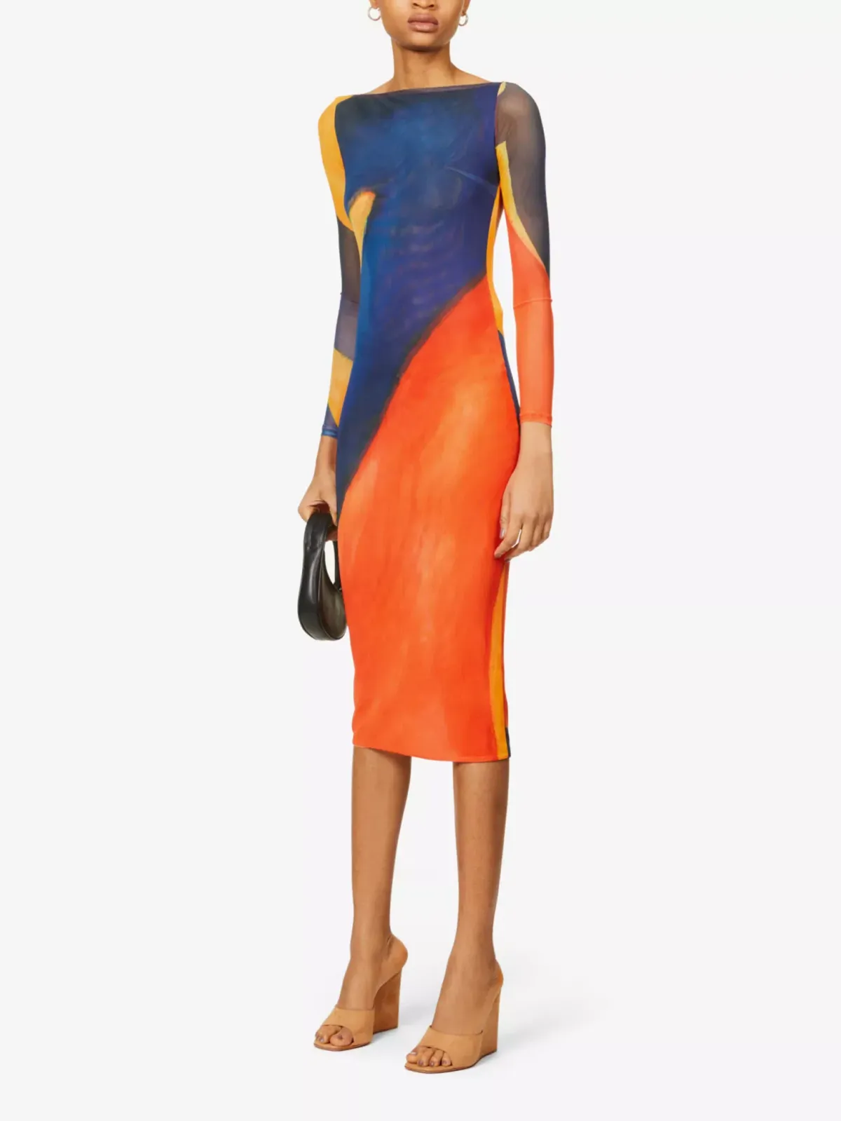 Farai London Alamea Midi Dress Multi Size M / AU 10 - Image 4
