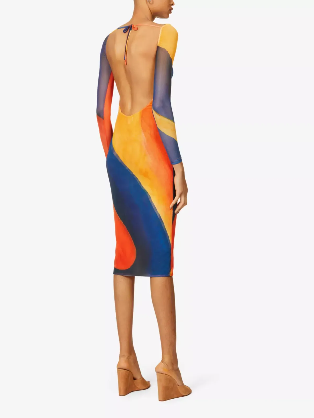 Farai London Alamea Midi Dress Multi Size M / AU 10 - Image 3
