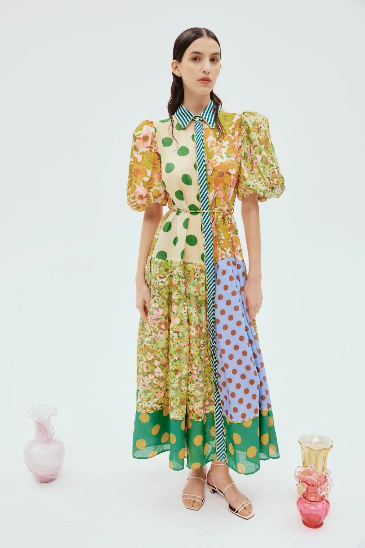 Alemais Finn Shirtdress Print Size 8 - Image 1