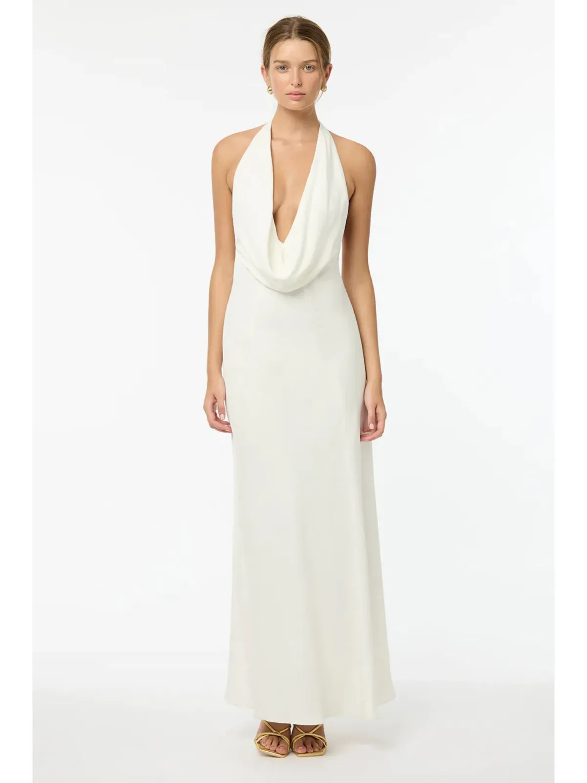 Manning Cartell Footprints Slip Dress In White Size AU 6 for rent on The Volte - main image