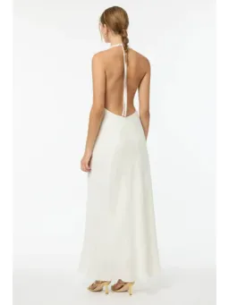 Manning Cartell Footprints Slip Dress In White Size AU 6 for rent on The Volte - image 3