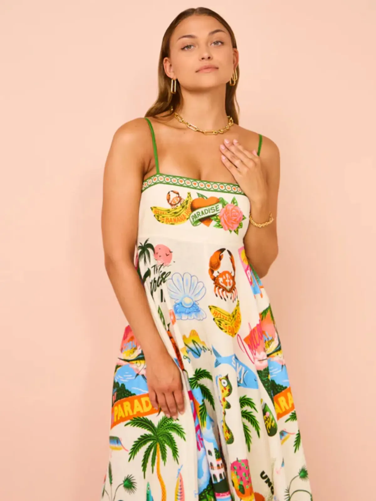 Alemais Paradiso Sundress in Multi Size AU 16 - Image 6