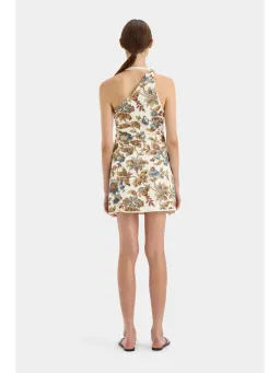 Sir the Label Eleanora Asymmetric Mini Dress in Viola Print Size 1 / AU 8 for rent on The Volte - image 4