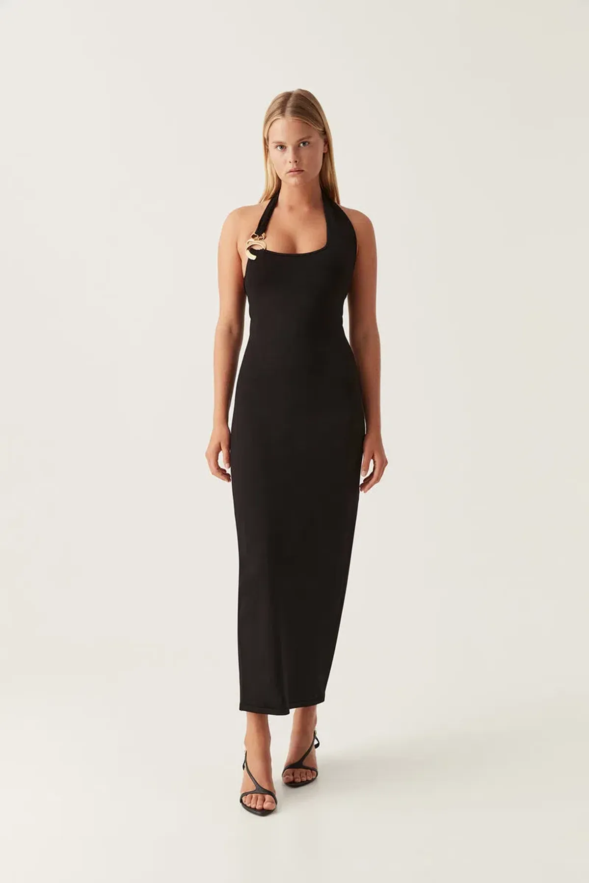 Aje Enigma Hardware Dress Black Size XS/Au 6 - Image 1