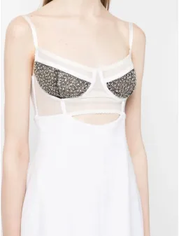 Rachel Gilbert Hartley Mini Dress in Ivory Size 3/AU12 for rent on The Volte - image 3