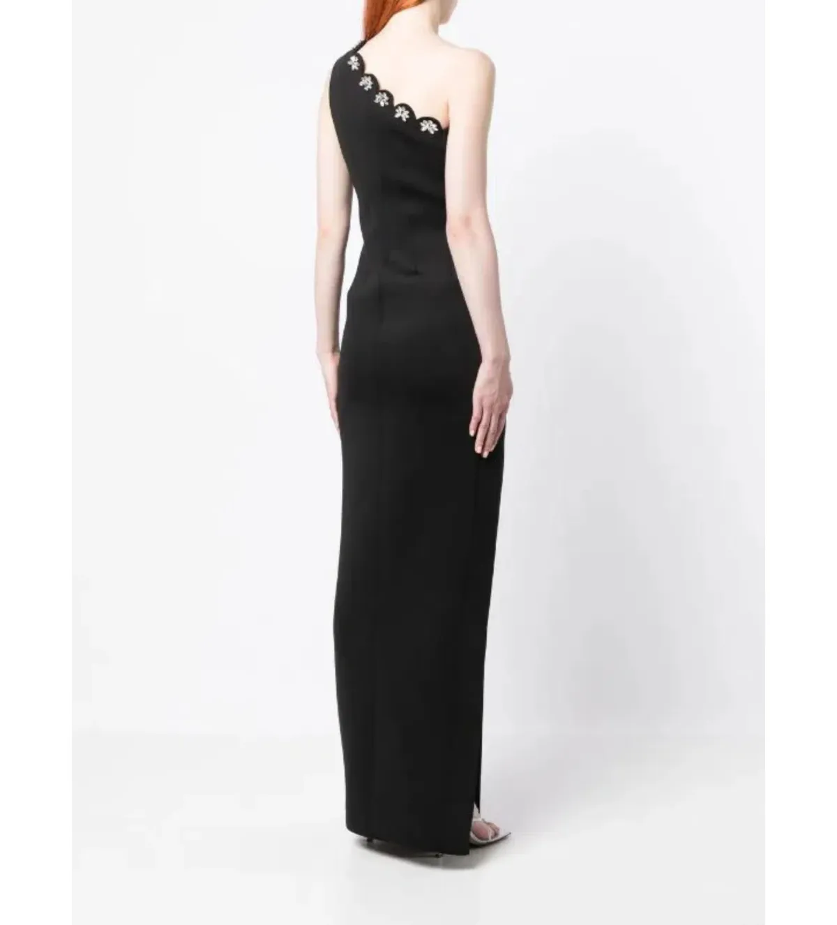 Rachel Gilbert Stella Floor Length Gown Black Size 10 - Image 2