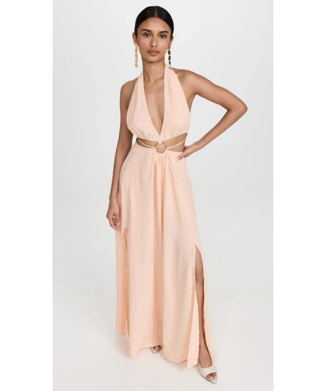 Significant Other Ava Maxi Dress Peach Size AU 10 for rent on The Volte - main image