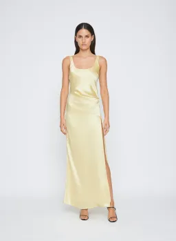 Anna Quan Etta Dress In Champagne Size AU 8 for rent on The Volte - image 1