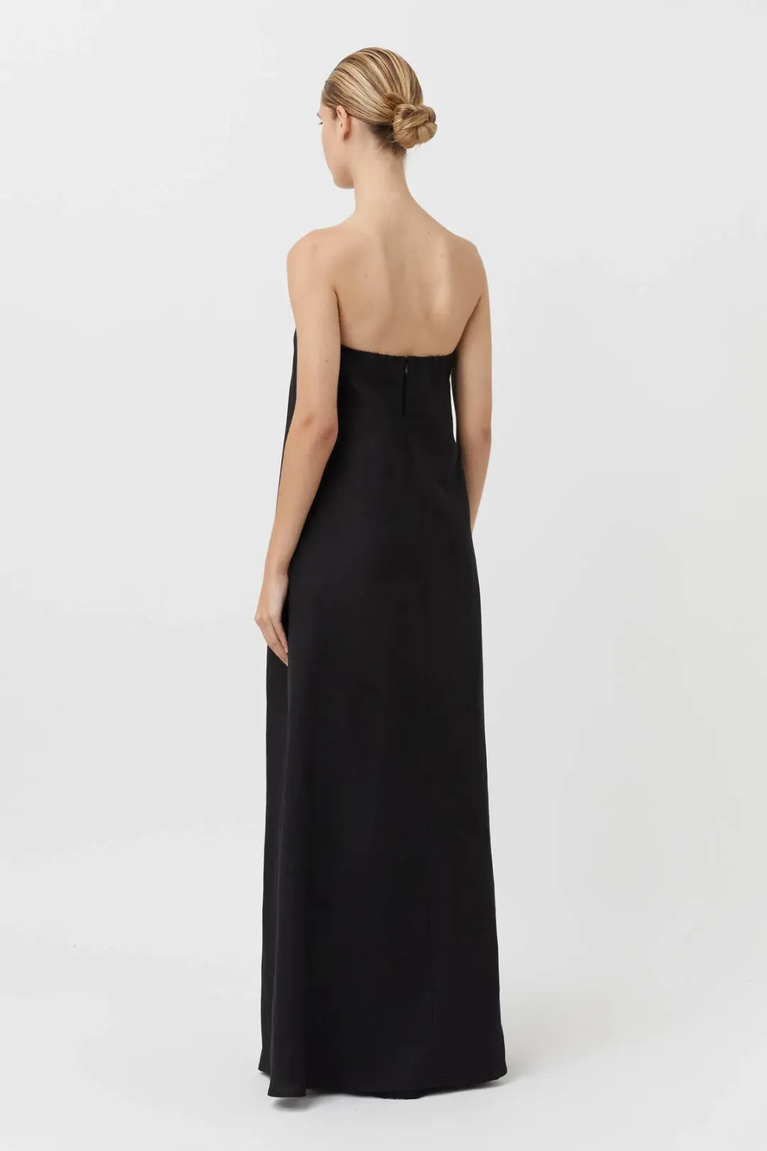 Camilla and Marc Honora Strapless Dress Black Size 12 for rent on The Volte - main image
