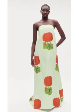Oroton Posie Geranium Gown Sea Spray Size 6 for rent on The Volte - image 2